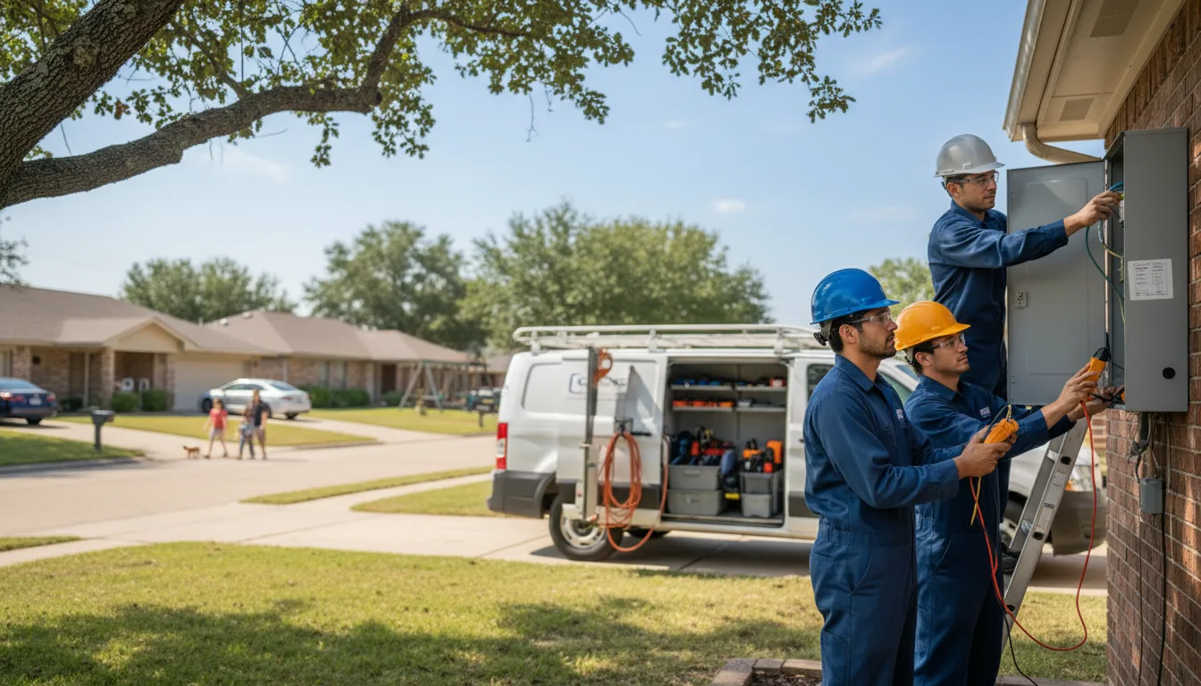 Certified electrician providing emergency electrical services in Continental, OH